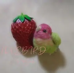 1/4Scale 羊毛フェルト コザクラインコ オパーリン