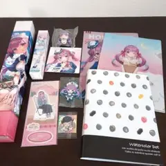 湊あくあ　グッズセット　自分が集めていたA3クリアファイル7枚付き