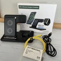 新品未使用品×SITTBRUNN× 3-in-1 ワイヤレス充電器