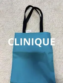 CLINIQUE ターコイズ トートバッグ