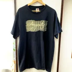 半額★FRUIT OF THE LOOM ★ブラックTシャツ Lサイズ