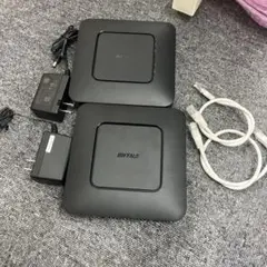 BUFFALOWSR-1800AX4-KH ルーターメッシュWiFi2台セット4️⃣