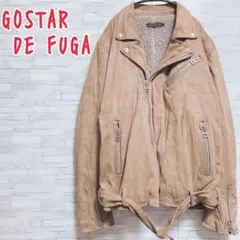 GOSTAR DE FUGA フェイク スエード ボア ライダース ジャケット