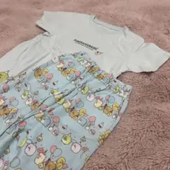 すみっコぐらし パジャマセット 水色