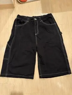 黒 ショートパンツ 多ポケット