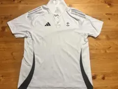 横浜F・マリノスTIRO24 C POLO＜アンカー＞adidas 白ポロシャツ