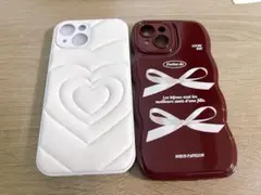 iPhone15ケース 2点セット