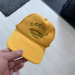 値下げ　Cocoro メッシュキャップ イエロー