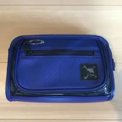 Oakley 青い合成皮革ポーチ 2ポケット