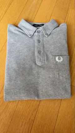 FRED PERRY ポロシャツ グレー Sサイズ（フレッドペリー）