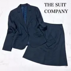 ■THE SUIT COMPANY スカートセットアップ ストライプ 38