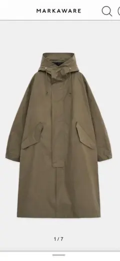 【新品未使用】MARKAWAREヘビーオールウェザークロス モッズコート