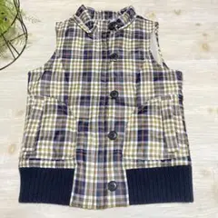美品 marie claire bis ダウンベスト 暖かアウター チェック M