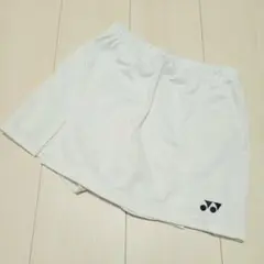 テニス スカート ホワイト ポリエステル