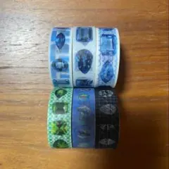 マスキングテープ 4個セット 幾何学模様