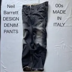 Neil Barrett ニールバレット　デザインデニムパンツ 00s