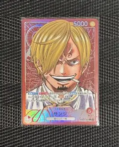 ワンピースカード　サンジ　リーダーパラレル