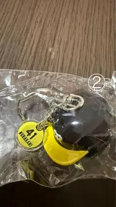 阪神タイガース ヘルメットキーホルダー 41番 村上選手 ②