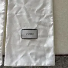 GUCCI ホワイトシューズ袋 2枚セット