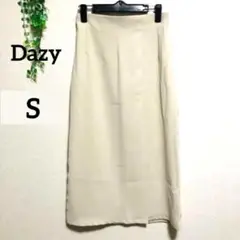 【美品】Dazy ロング　タイトスカート　オフホワイト　Sサイズ　きれいめ