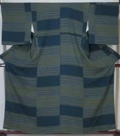 要在庫確認 中古美品 小紋 紺系(32-1907rym)