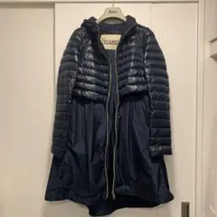 HERNO 切り替え スプリングコート 薄手 ナイロン ダウン