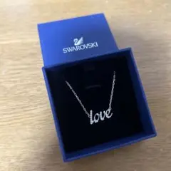 Swarovski loveモチーフ ネックレス