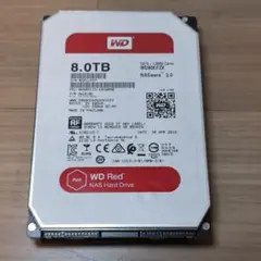 正常動作品 WD Red 8TB HDD WD80EFZX ①
