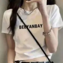 【美品】 Tシャツ クロップド丈