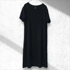 WILLI SMITH ブラック 半袖ワンピース M 胸ポケット
