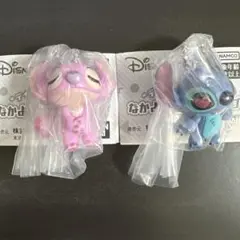 ディズニーキャラクター なかよしペアスイング　　ガチャ　スティッチ　エンジェル