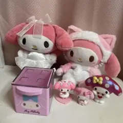 マイメロディ こねこねこ ぬいぐるみ マスコット フィギュア 猫
