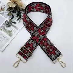 花柄ショルダーストラップ　可愛い　お洒落　個性的　カジュアル　新品　未使用