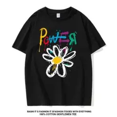 POWER デザイン GD G-ragon Tシャツ ブラック　Mサイズ