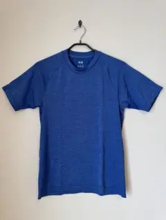 UNIQLO エアリズム　Tシャツ　青　メンズS 美品