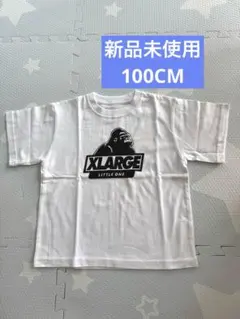 新品未使用　100CM XLARGE スランテッド OGゴリラ　 白　Tシャツ