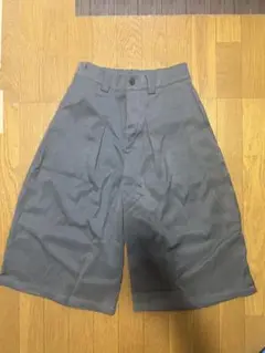 Y2K Slacks Baggy Shorts Gray