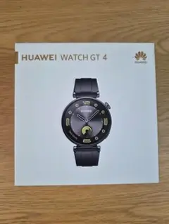 【美品】HUAWEI WATCH GT 4 ブラック 本体 充電ケーブル付き