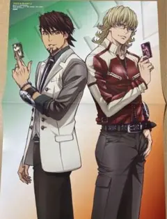 アニメディア 7月号 ピンナップ TIGER&BUNNY ＆ アオペラ