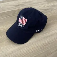 Nike ネイビーキャップ アメリカ国旗刺繍