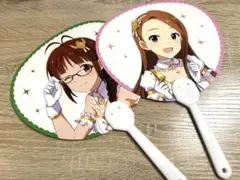 水瀬伊織　秋月律子　765 ライブ　うちわ