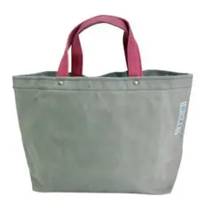 信三郎帆布 KYOTO トートバック グレー キャンバス ハンドバック ピンク