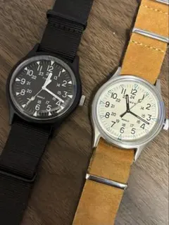 TIMEX MK1 キャンパークォーツ腕時計 2本セット