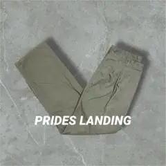 PRIDES LANDINGツータックチノテーパード34×32フェード