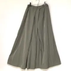 Used 古着 テック ロングスカート カーキー L