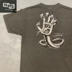 7WD158 SANTACRUZ HISSING HAND スネーク Tシャツ