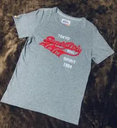 日本未発売 Superdry 極度乾燥(しなさい) Tシャツ グレー サイズL