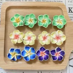 プルメリア クレイビーズ フラワーパーツ ハンドメイド資材