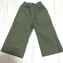 カーキワイドパンツ　サイズＳ