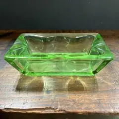 レトロガラス灰皿・小物入れに